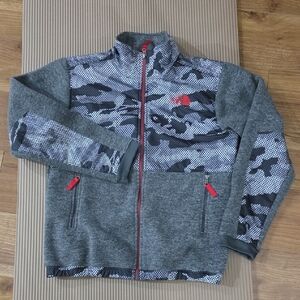 The North Face Kids Jacket - Gray and Red